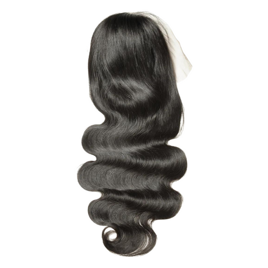 Luxurious Body Wave Transparent Lace Full Frontal Wig