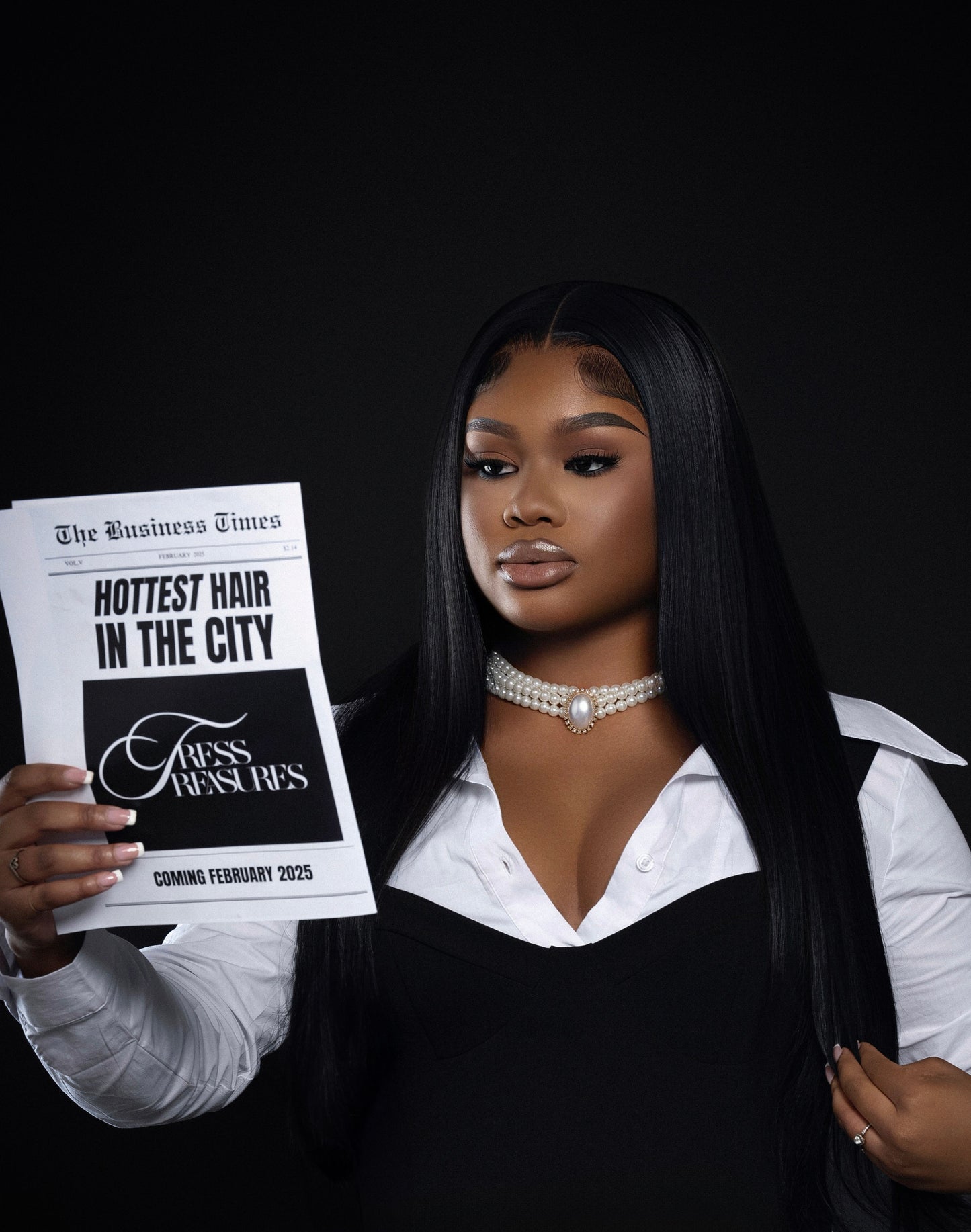 Silky Straight Transparent Lace Full Frontal Wig