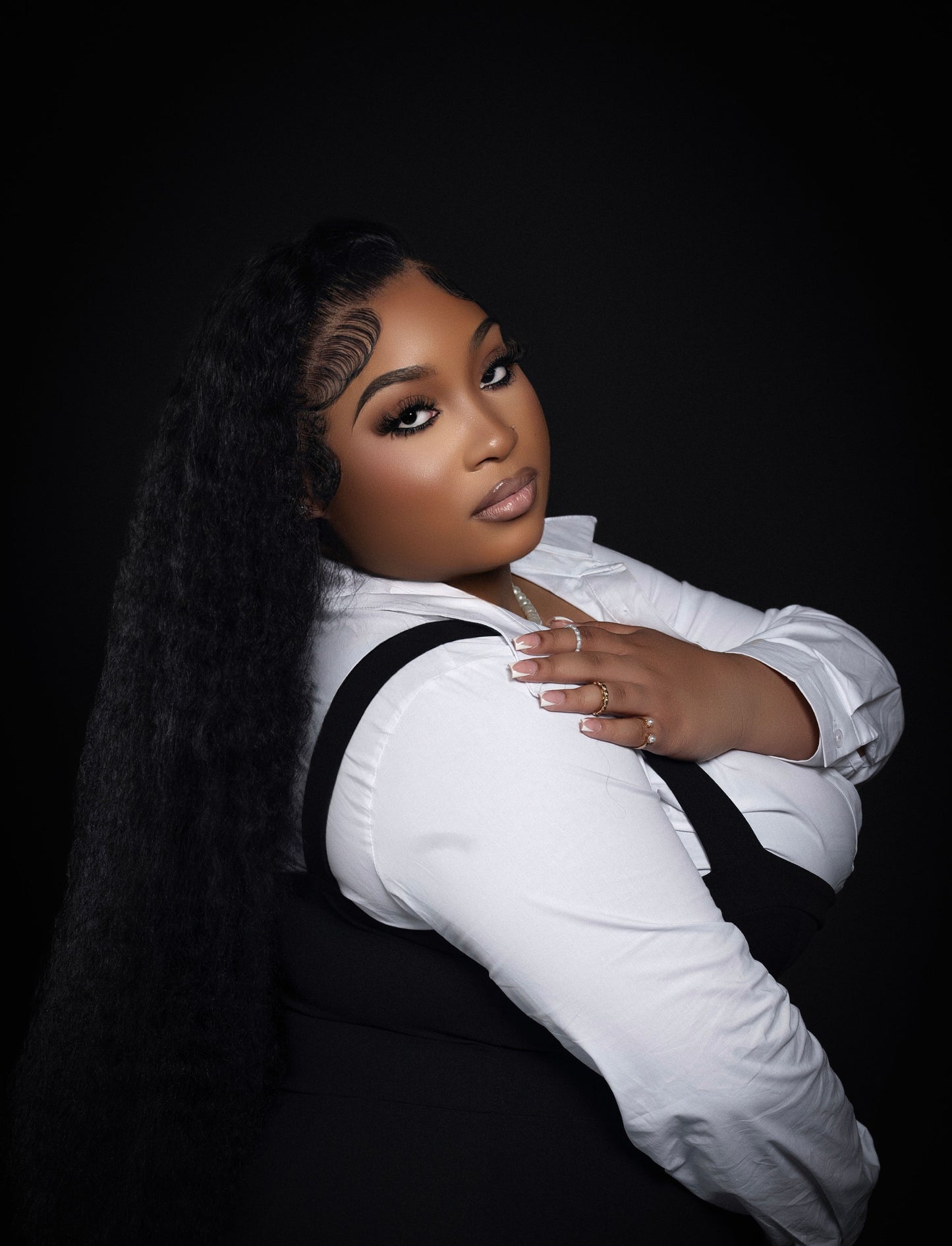 Deep Wave Transparent Lace Full Frontal Wig